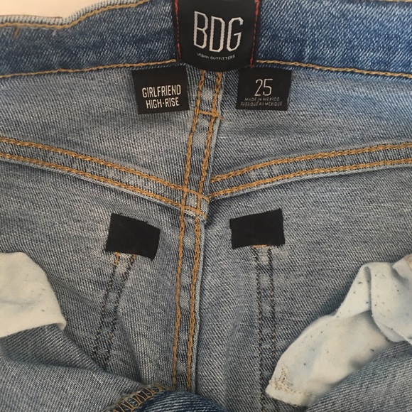 BDG high rise girlfriend jeans - open hem - Picture 10 of 11